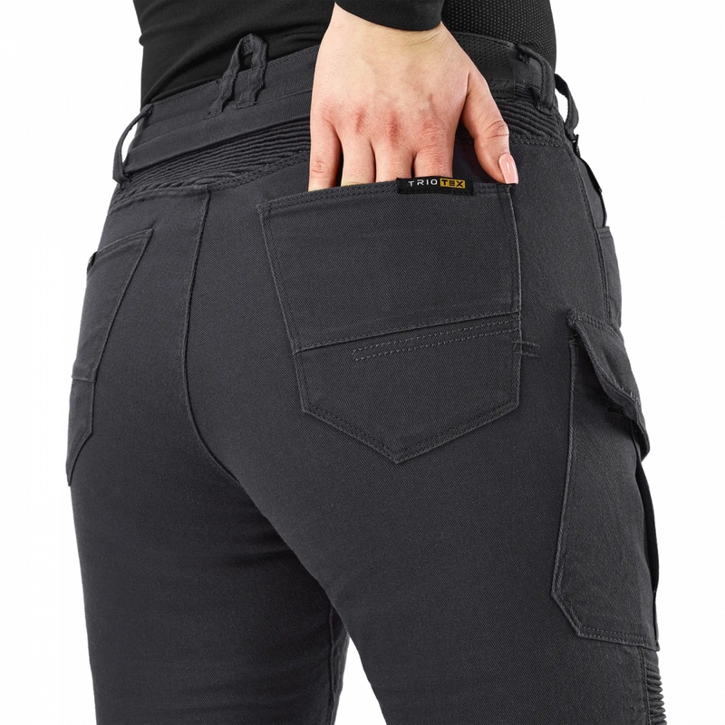 Pantalon de moto femme Shima Giro 3.0, gris