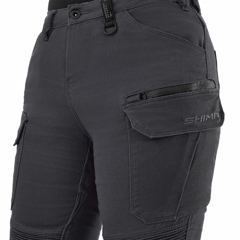 Pantalon de moto femme Shima Giro 3.0, gris