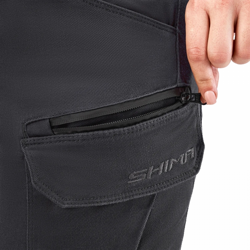 Pantalon de moto femme Shima Giro 3.0, gris