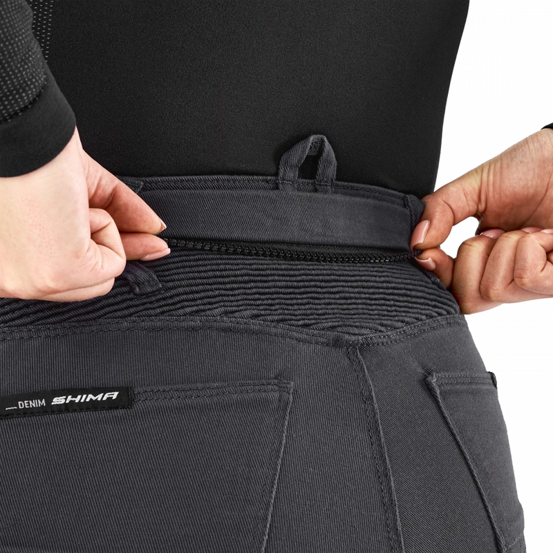 Pantalon de moto femme Shima Giro 3.0, gris