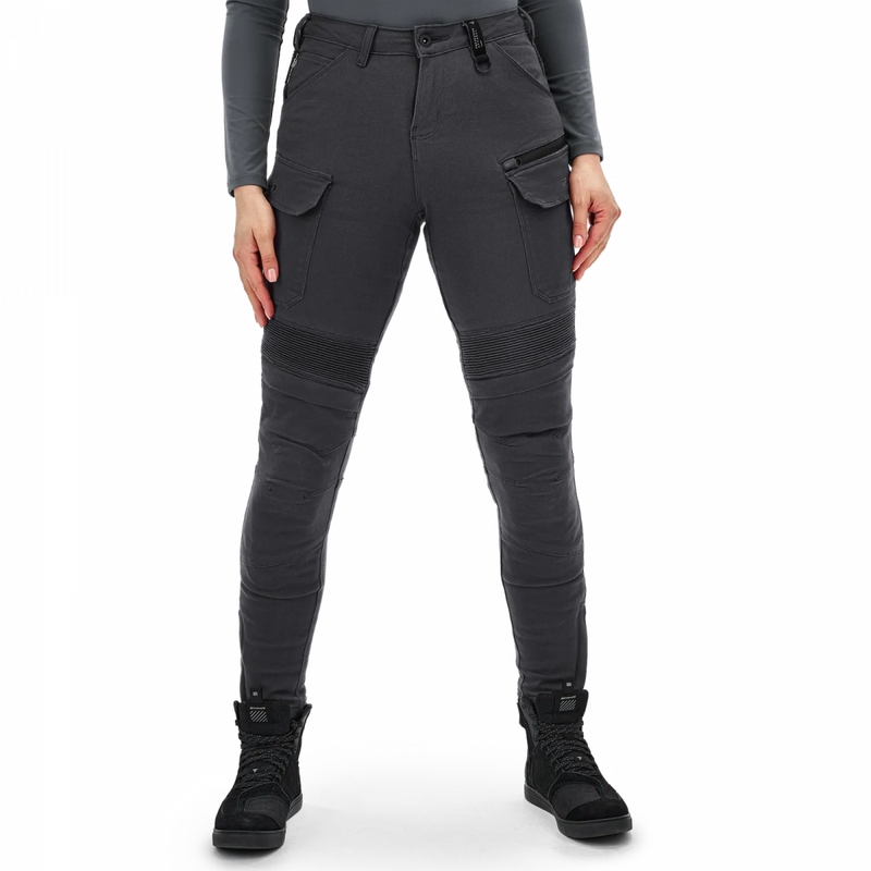 Pantalon de moto femme Shima Giro 3.0, gris