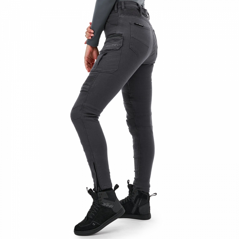 Pantalon de moto femme Shima Giro 3.0, gris
