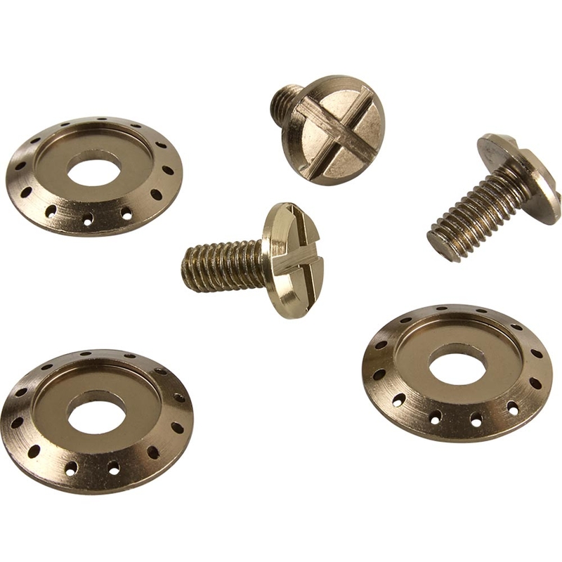 Jeu de boulons en aluminium O'Neal argentés