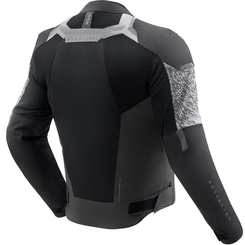 Veste de moto Rebelhorn Jax noir-gris
