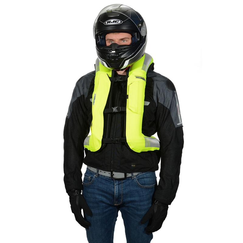 Gilet airbag HELITE Turtle 2 jaune fluo