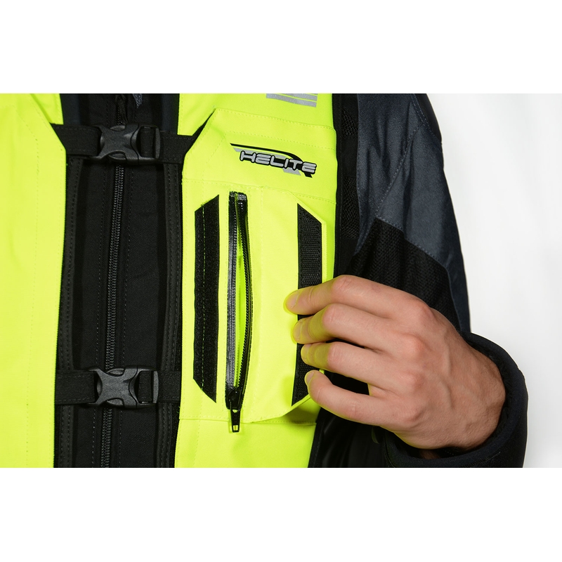 Gilet airbag HELITE Turtle 2 jaune fluo