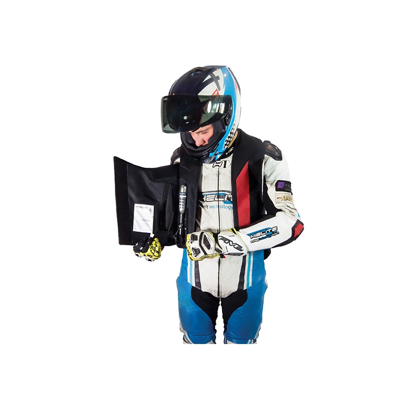 HELITE GP Air 2 gilet airbag noir et blanc