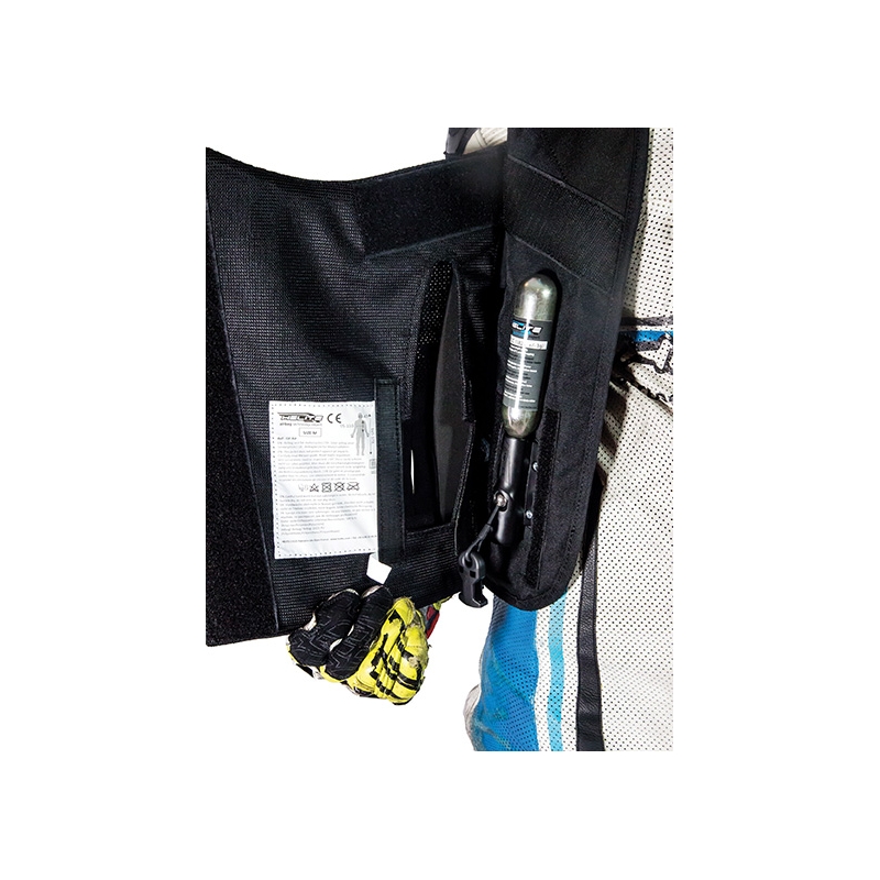 HELITE GP Air 2 gilet airbag noir et blanc