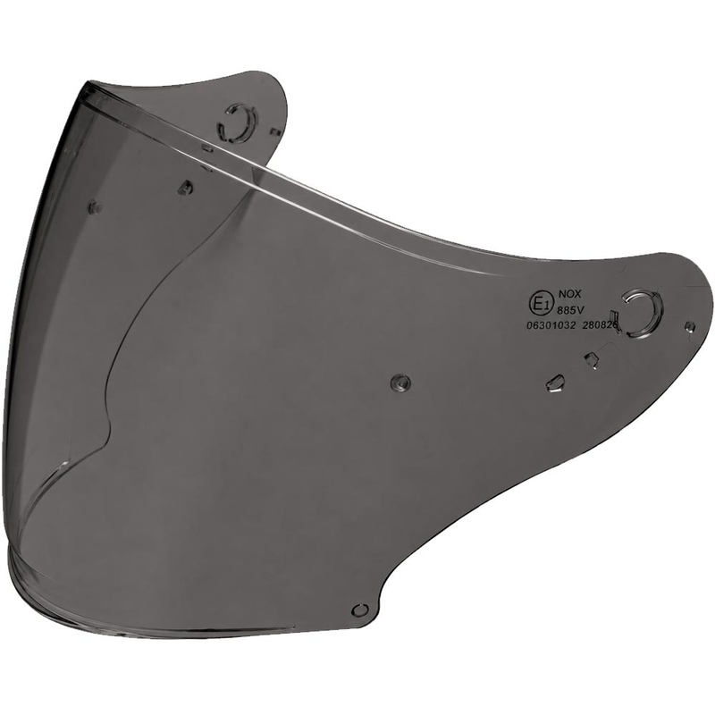 Visière pour casques de moto Nox N130 avec préparation Pinlock, fumée