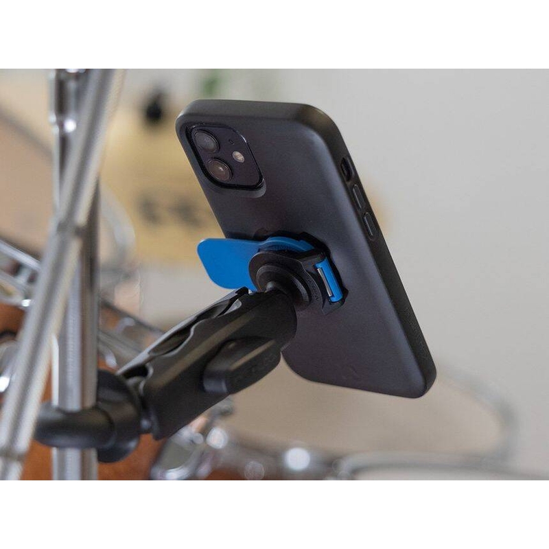 Support de téléphone Quad Lock® 360 avec levier de déverrouillage, bleu-noir