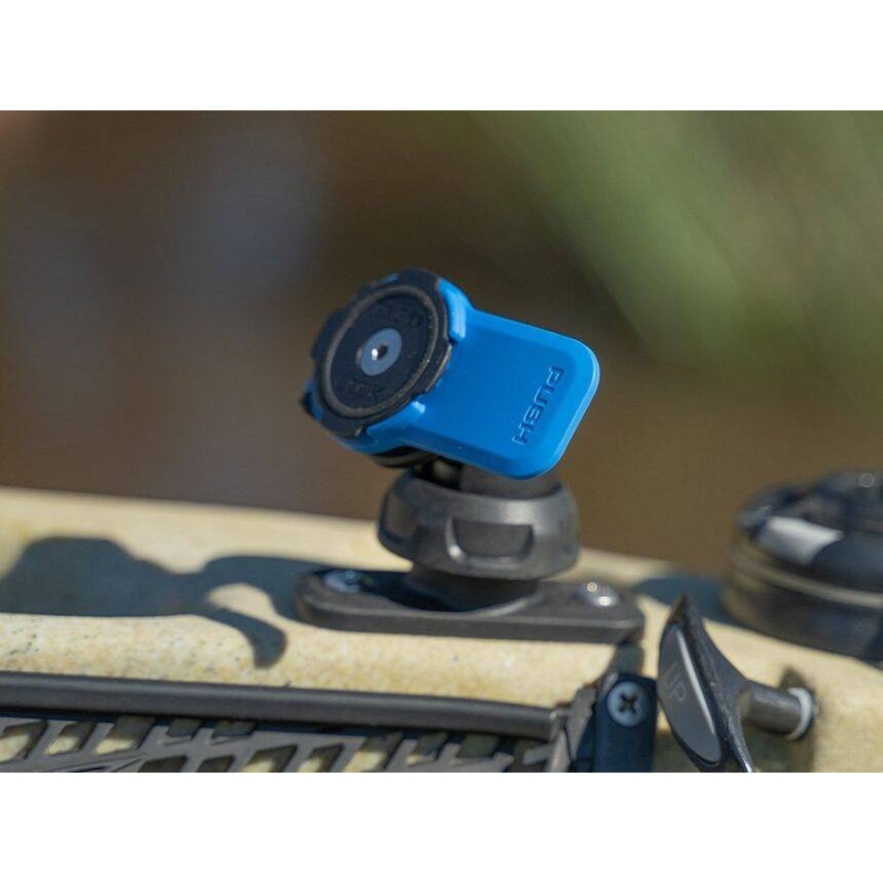 Support de téléphone Quad Lock® 360 avec levier de déverrouillage, bleu-noir