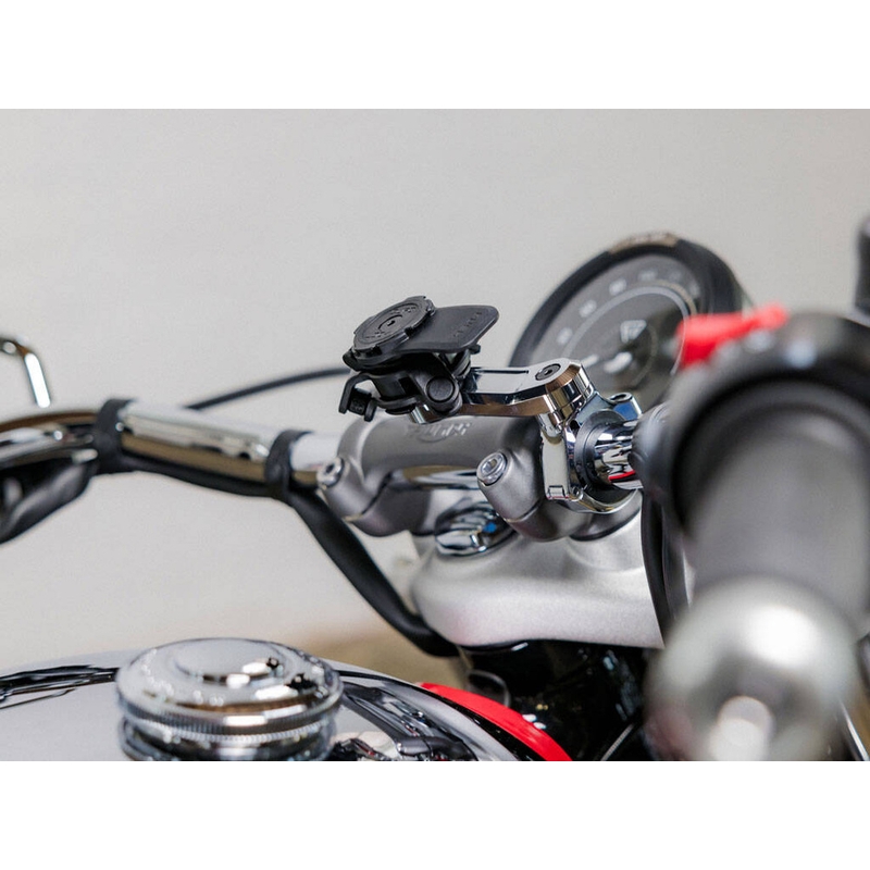 Support de téléphone Quad Lock® PRO pour guidon chromé