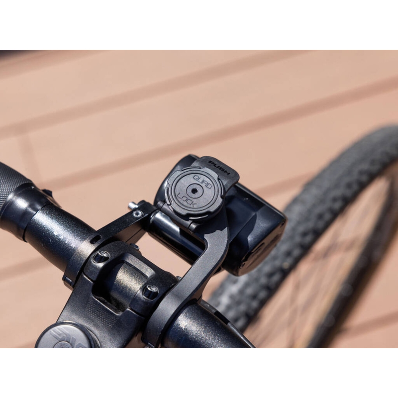 Support de téléphone portable Quad Lock® 360 à levier court, tête noire