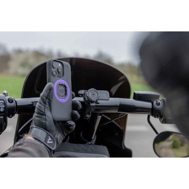 Support de téléphone Quad Lock® PRO grand format pour guidon, noir