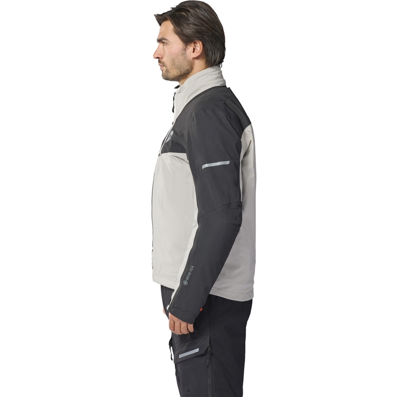 Blouson de moto Revit Defender 4 GTX noir-jaune moutarde