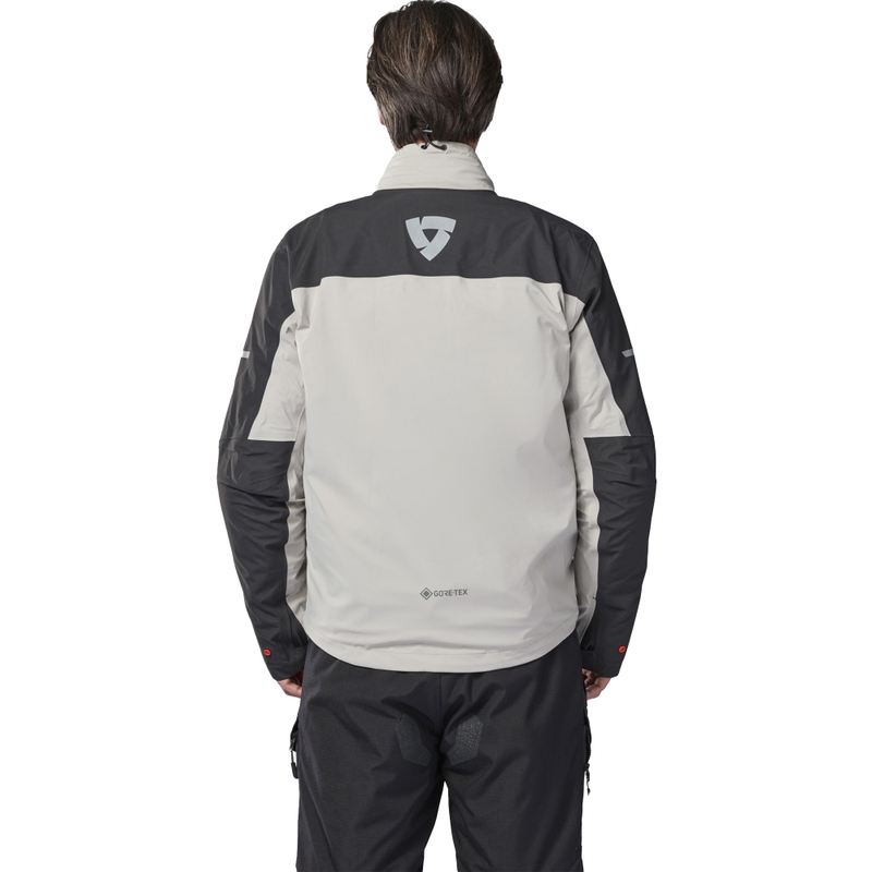 Blouson de moto Revit Defender 4 GTX noir-jaune moutarde