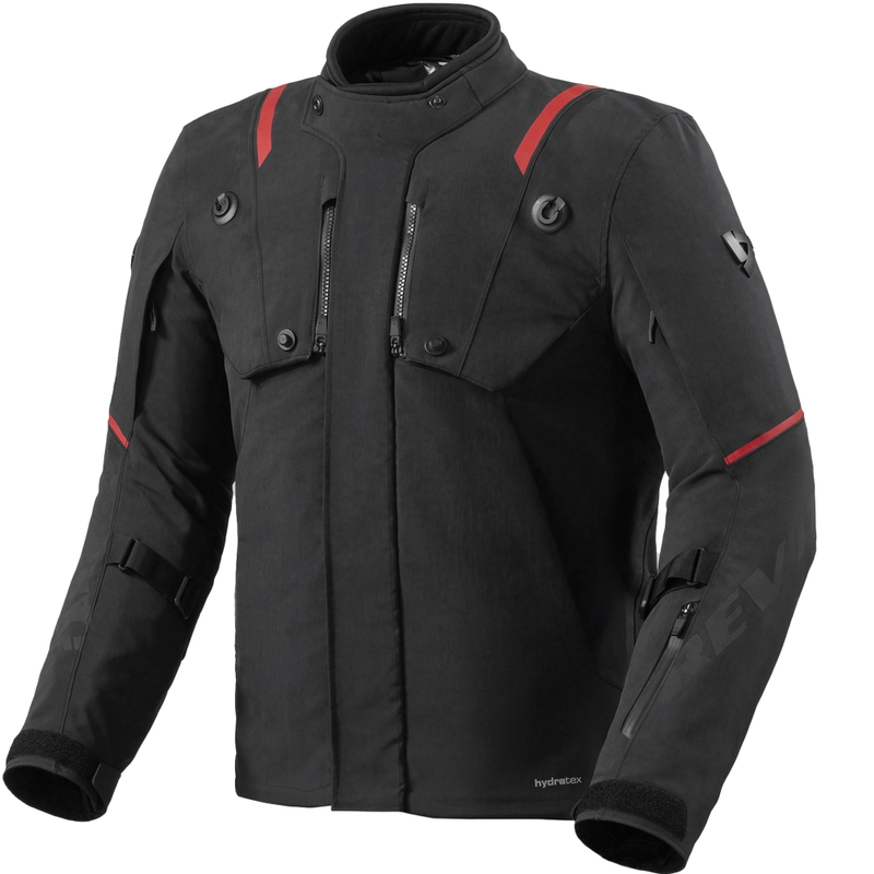 Veste de moto Revit Fractal H2O noire