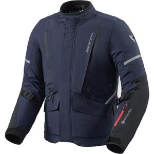 Veste de moto Revit Vertical 2 GTX bleu foncé-noir