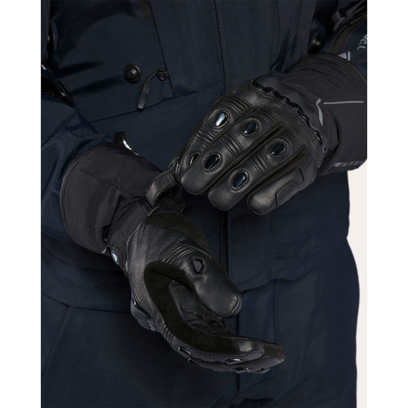Gants de moto chauffants Revit Warp H2O noirs