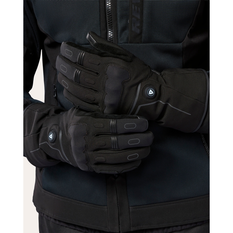 Gants de moto chauffants noirs Revit Liberty 2 H2O