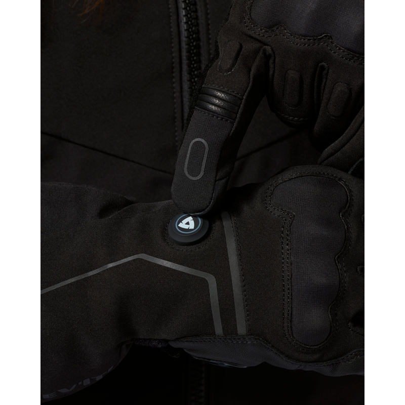 Gants de moto chauffants pour femmes Revit Liberty 2 H2O, noirs