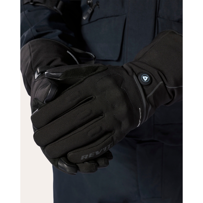 Gants de moto chauffants noirs Revit Freedom 2 H2O