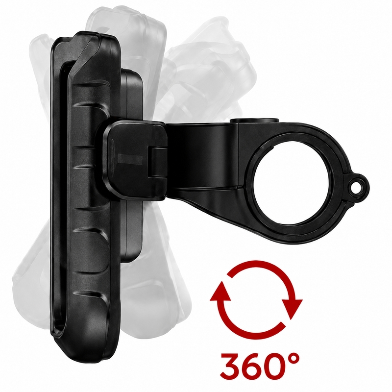 Support de téléphone anti-vibration MotoZem ISO PRO noir