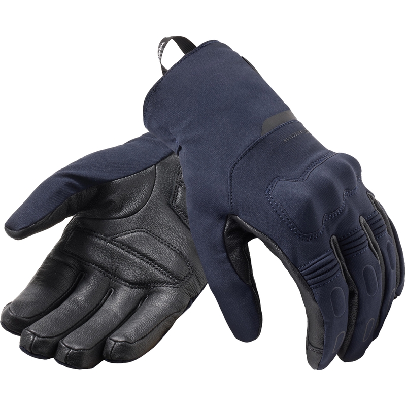 Gants de moto pour femmes Revit Cassini 2 H2O, bleu foncé-noir