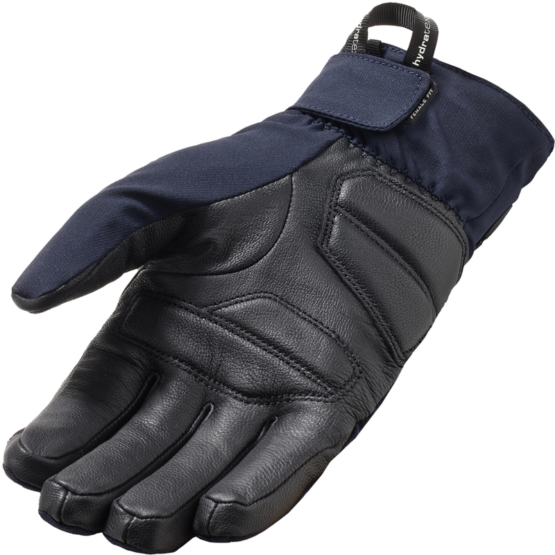 Gants de moto pour femmes Revit Cassini 2 H2O, bleu foncé-noir