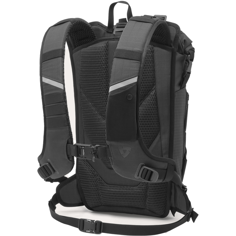Sac à dos moto Revit Bauxite H2O gris-noir 18 l