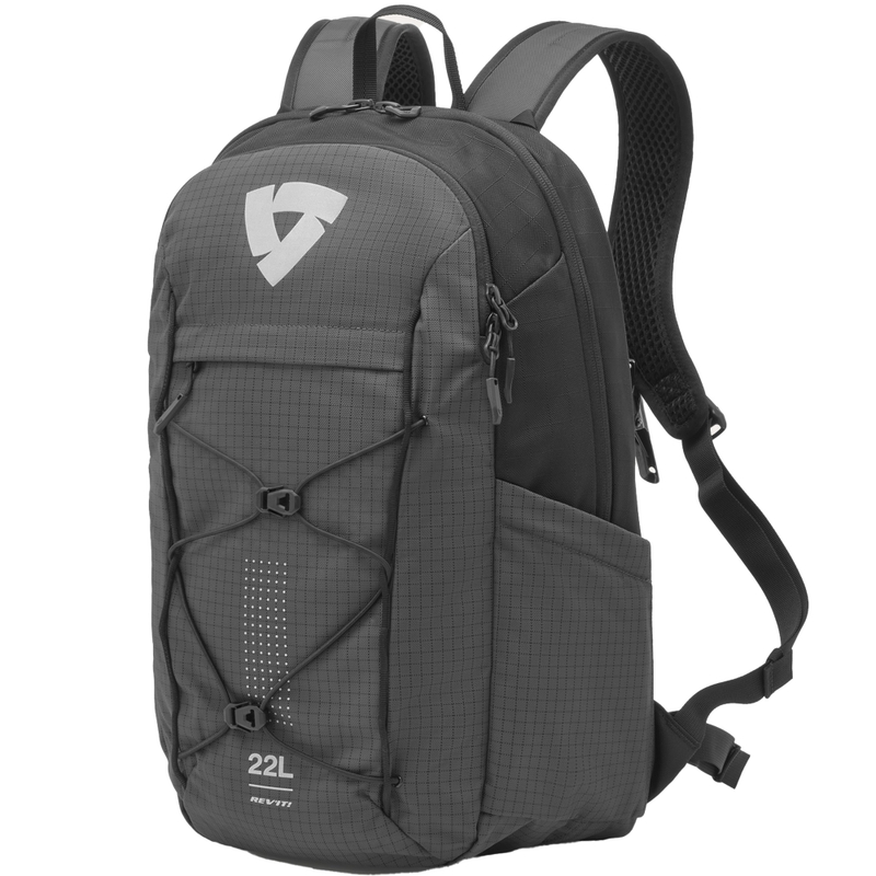 Sac à dos moto Revit Saroa gris-noir 22 l