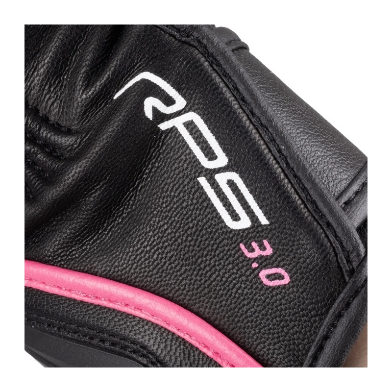 Gants de moto pour femmes Oxford RP-5 3.0 noir-blanc-rose