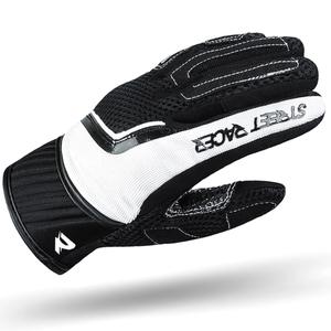 Gants de moto Street Racer Stunt Noir-Blanc