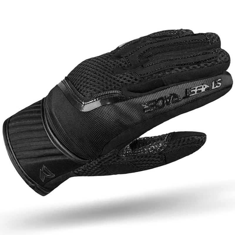 Gants de moto Street Racer Stunt noirs