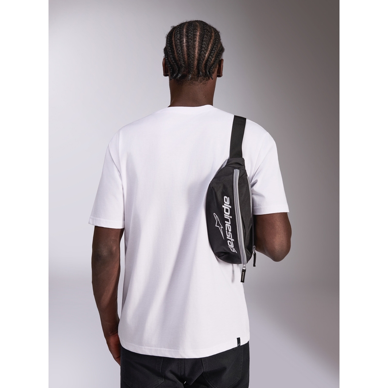 Sac banane Alpinestars Only Linear 2L noir et blanc