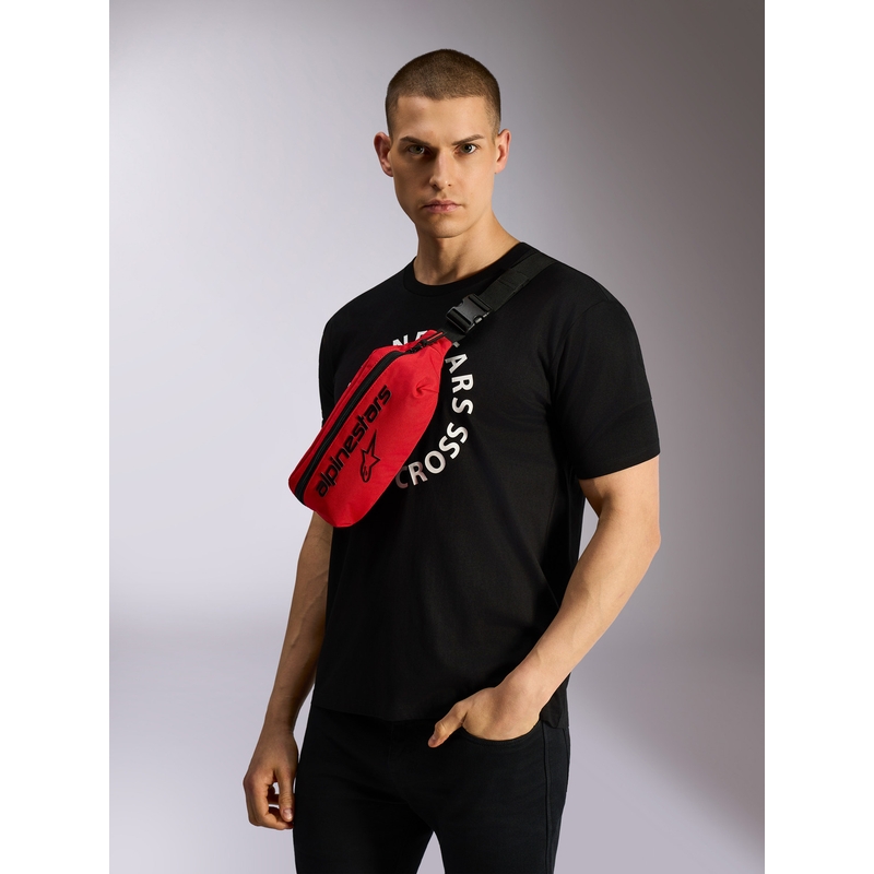 Sac banane Alpinestars Only Linear 2L rouge-noir