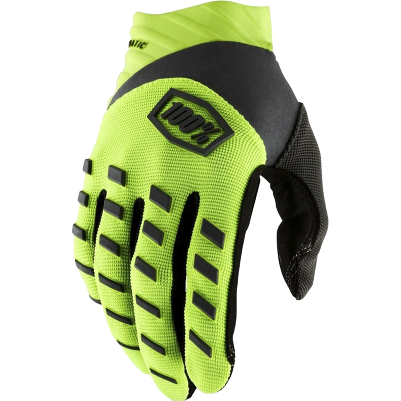 Gants de motocross enfant 100% Airmatic jaune-noir
