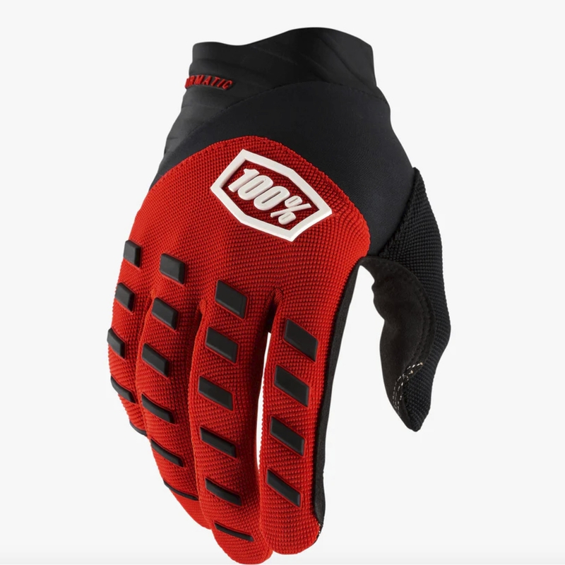 Gants de motocross enfant 100% Airmatic rouge-noir