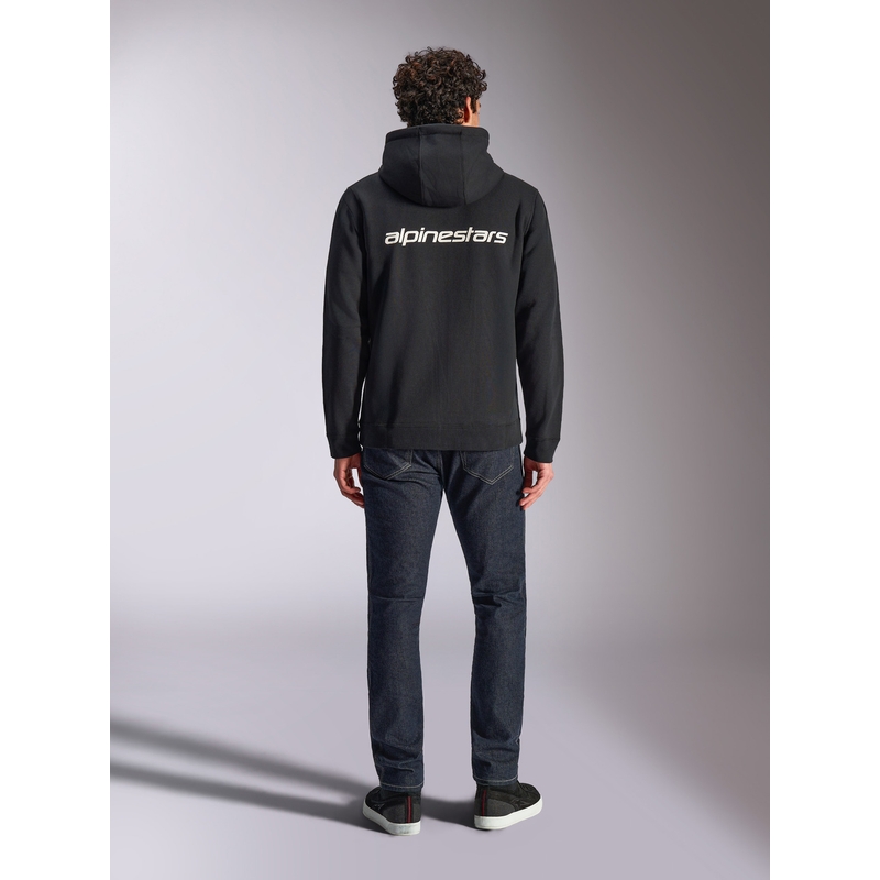 Sweat à capuche Alpinestars Transverse noir