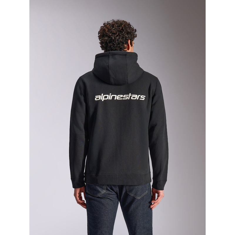 Sweat à capuche Alpinestars Transverse noir