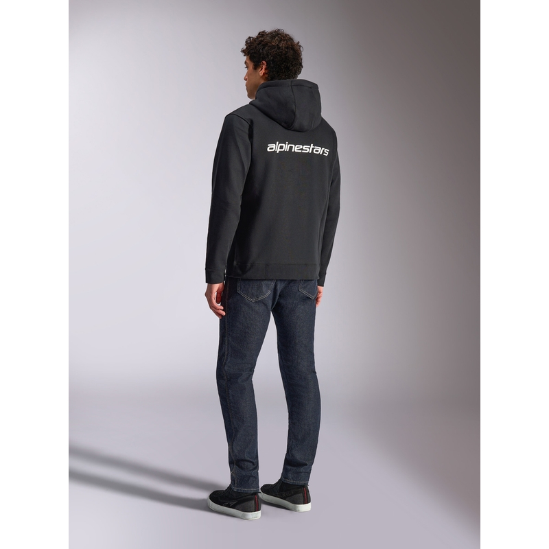 Sweat à capuche Alpinestars Transverse noir