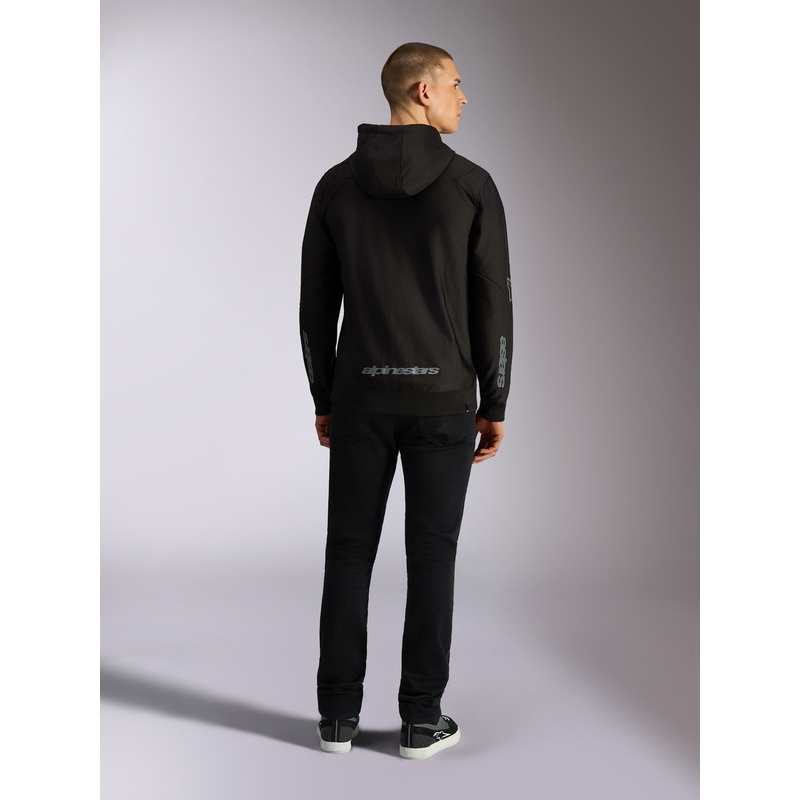 Sweat à capuche Alpinestars Sessions 3 noir-gris