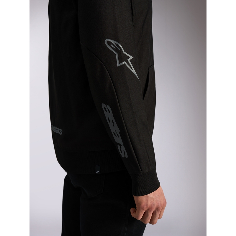 Sweat à capuche Alpinestars Sessions 3 noir-gris