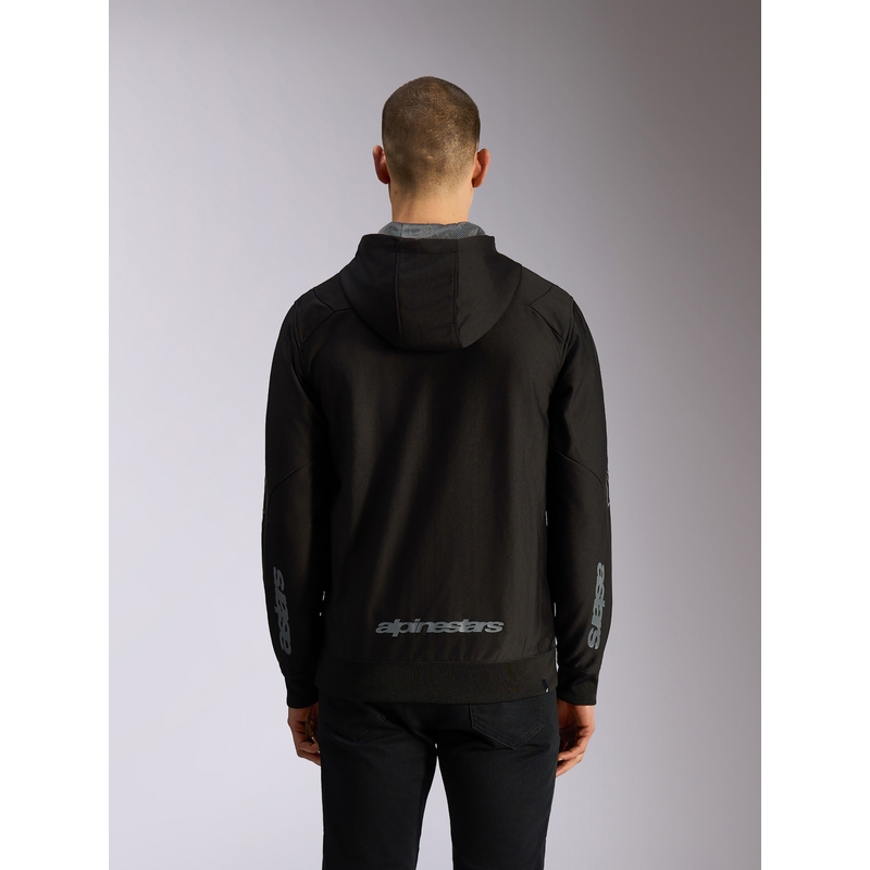 Sweat à capuche Alpinestars Sessions 3 noir-gris