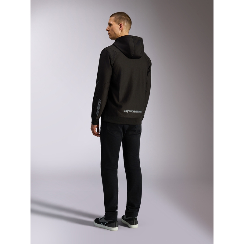 Sweat à capuche Alpinestars Sessions 3 noir-gris