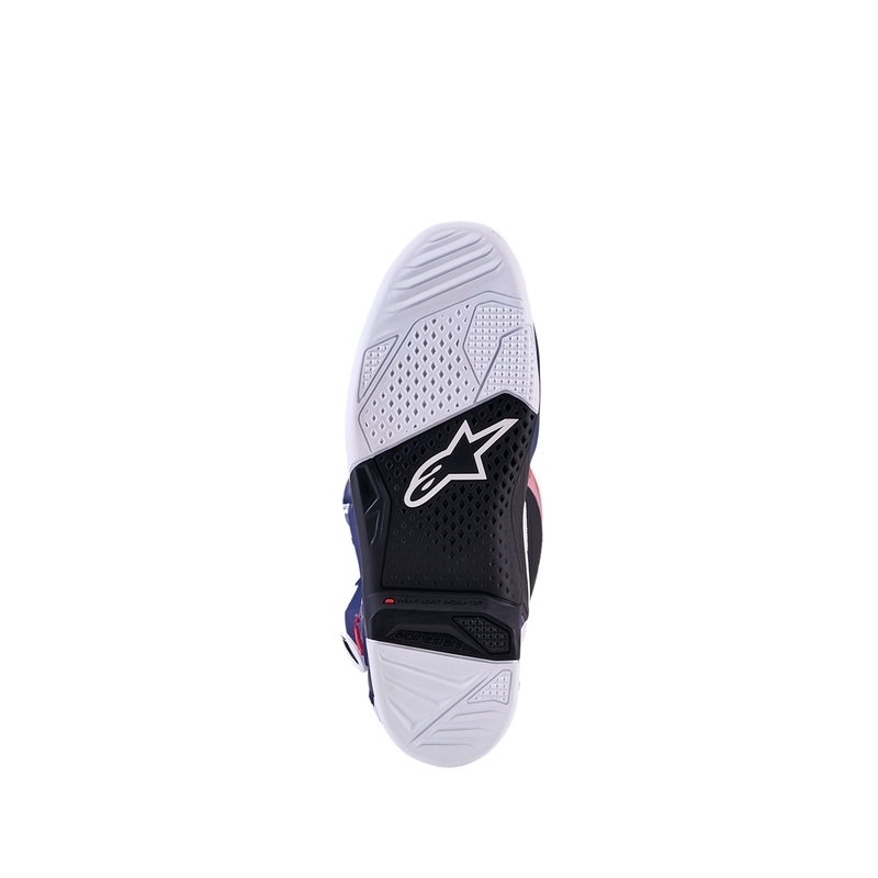 Bottes de motocross Alpinestars TECH 7 UNITY rouge-blanc-bleu