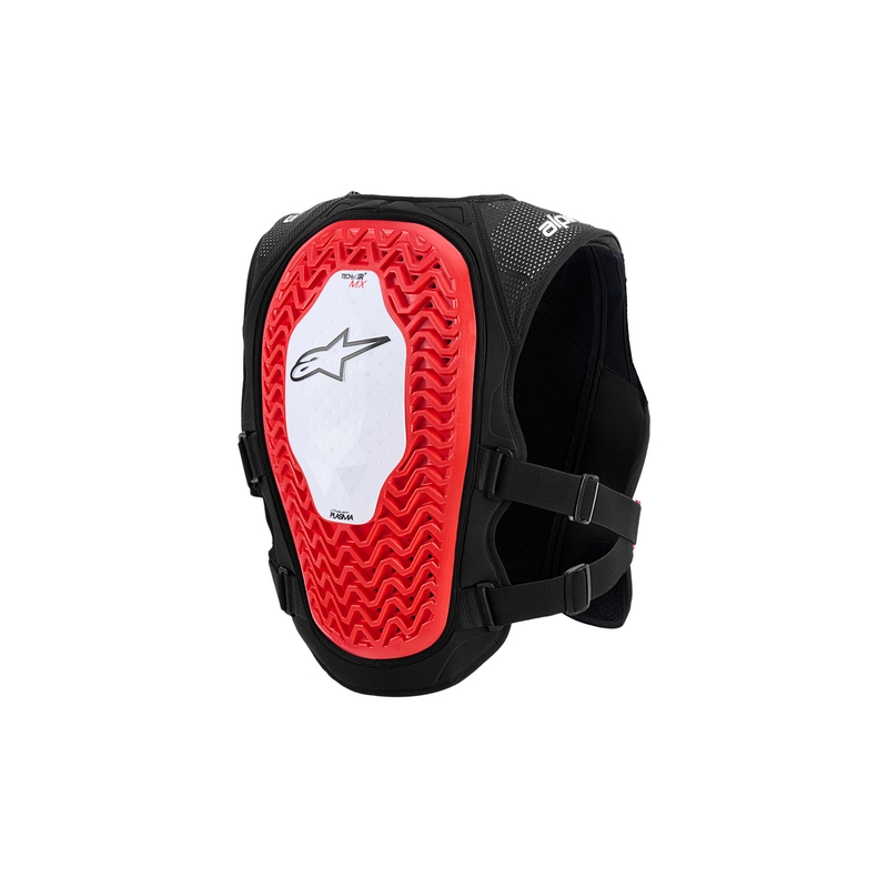 Gilet airbag Alpinestars TECH-AIR®MX Plasma blanc-noir-rouge