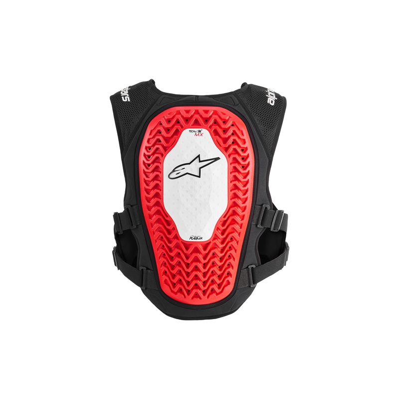 Gilet airbag Alpinestars TECH-AIR®MX Plasma blanc-noir-rouge