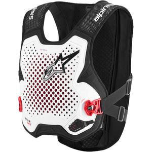 Gilet airbag Alpinestars TECH-AIR®MX Plasma, noir-blanc-rouge