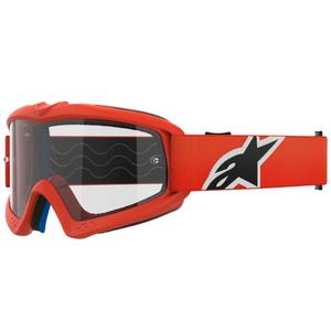 Alpinestars Vision Youth Corp kids motocross goggles orange with clear lens